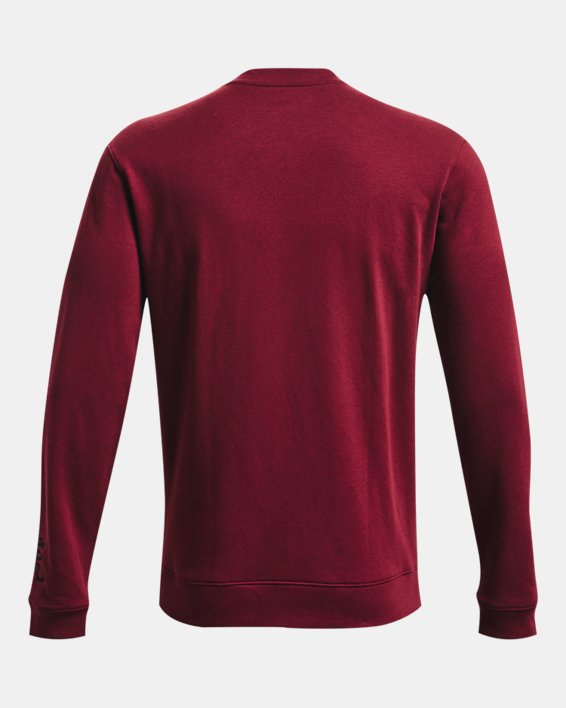 Men's UA Chinese New Year Rival Fleece Crew, Red, pdpMainDesktop image number 6